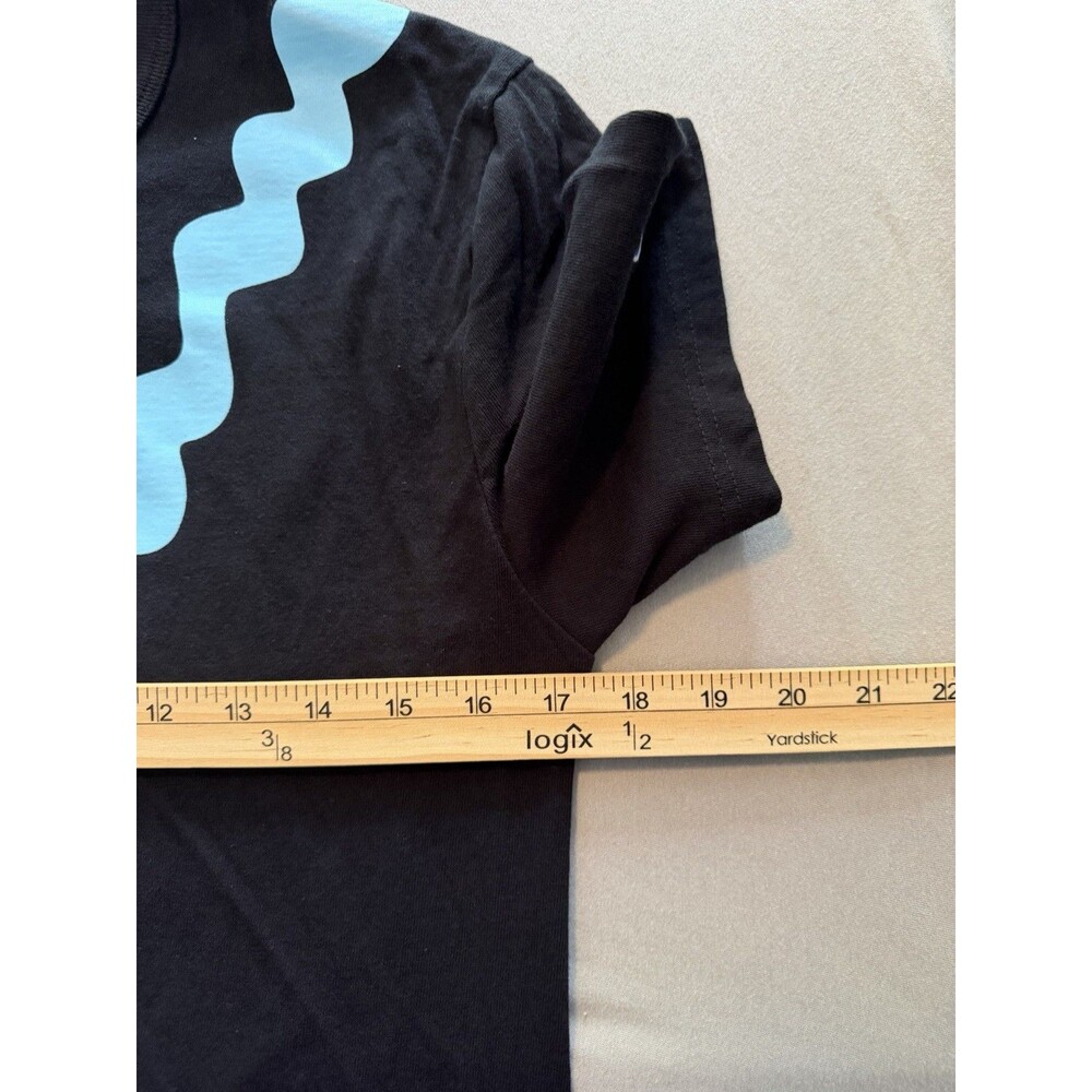 Champion Mens Small Black Short Sleeve Spellout T-Shirt - Picture 4 of 5